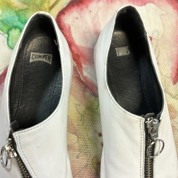 Camper Twins white leather flats shoes size EU 40 - Picture 7 of 9